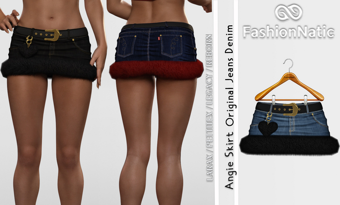 Curve Rebirth Sailor Skirt (Black) main image 1
